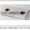 rectangle NdFeB Magnet With Two Holes